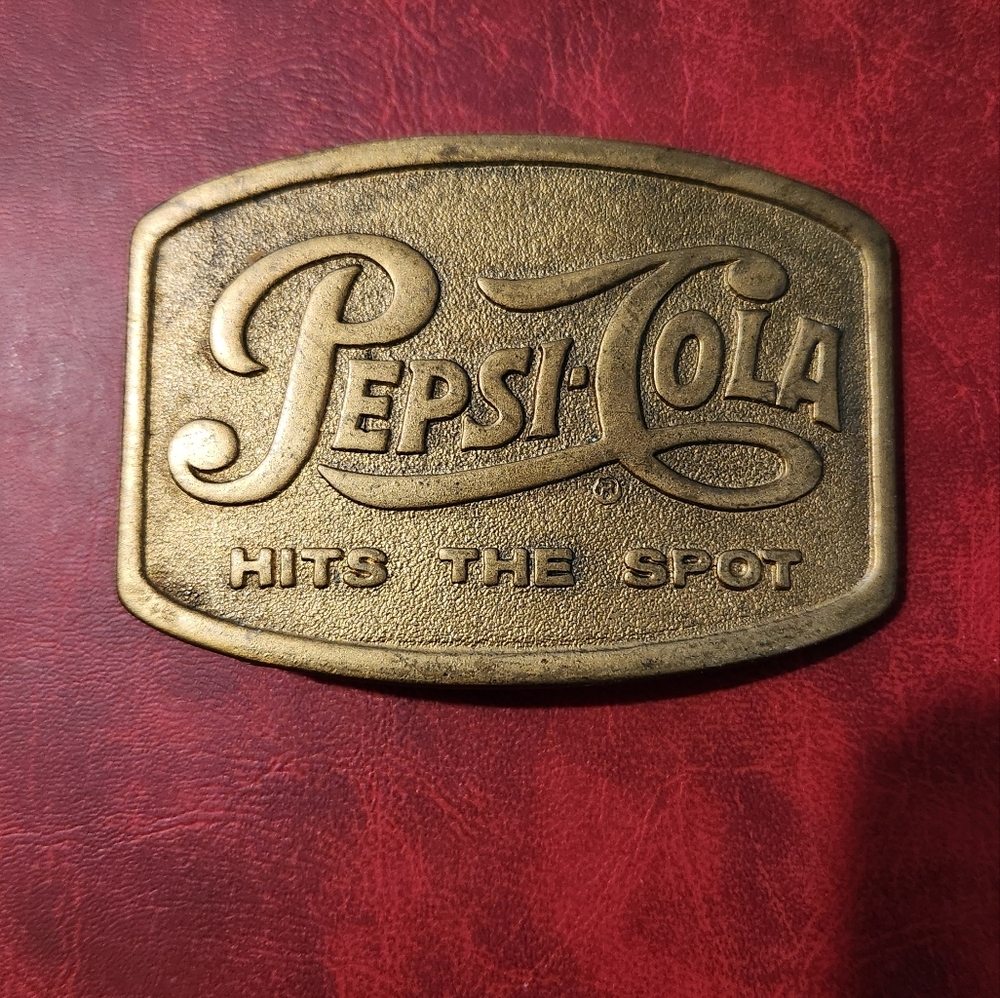 Vintage Pepsi-Cola Belt Buckle